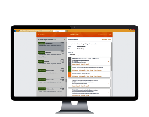 SPARTACUS Instandhaltungsmanagement - Checklisten-geführte Wartung