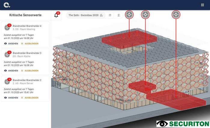 Visualisierung von IoT-Informationen im BIM-Modell