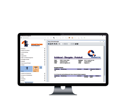 SPARTACUS Schließanlagenmanagement - Report: Schlüsselübergabeprotokoll